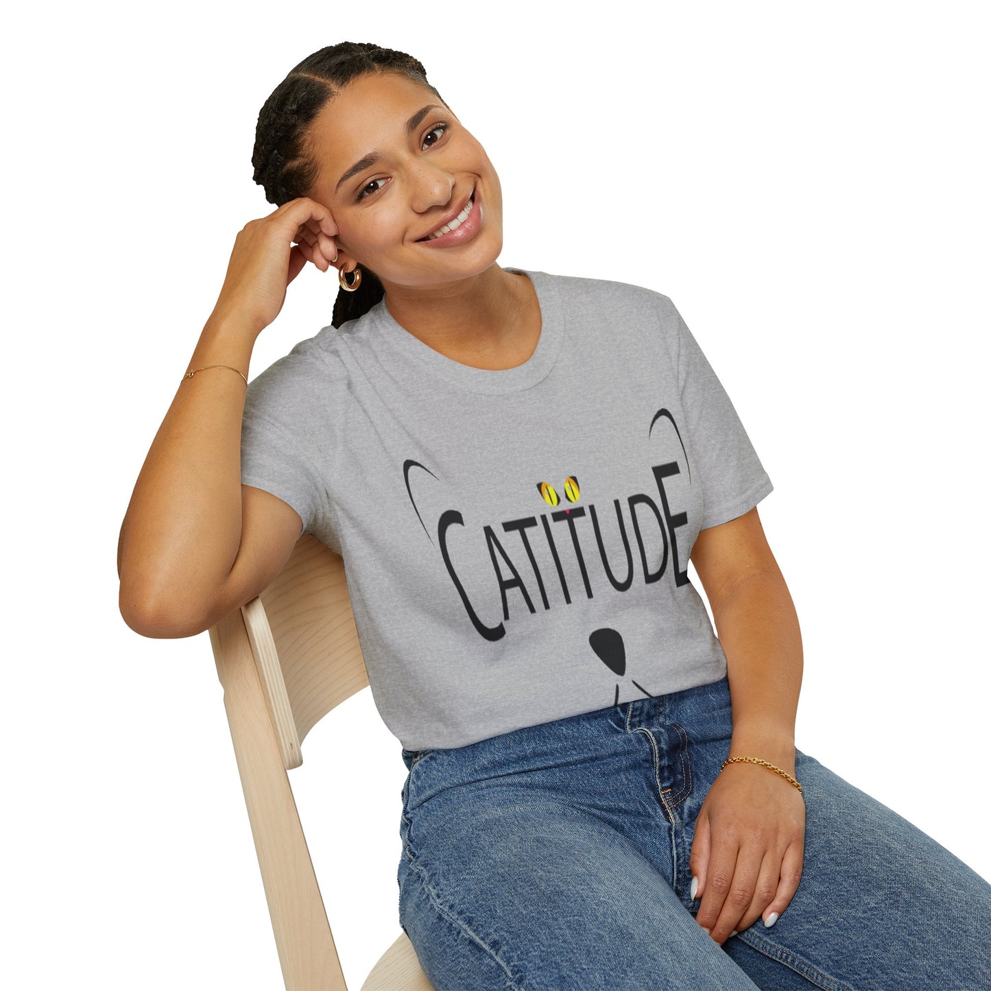 Catitude T-Shirt - Unisex Softstyle Tee