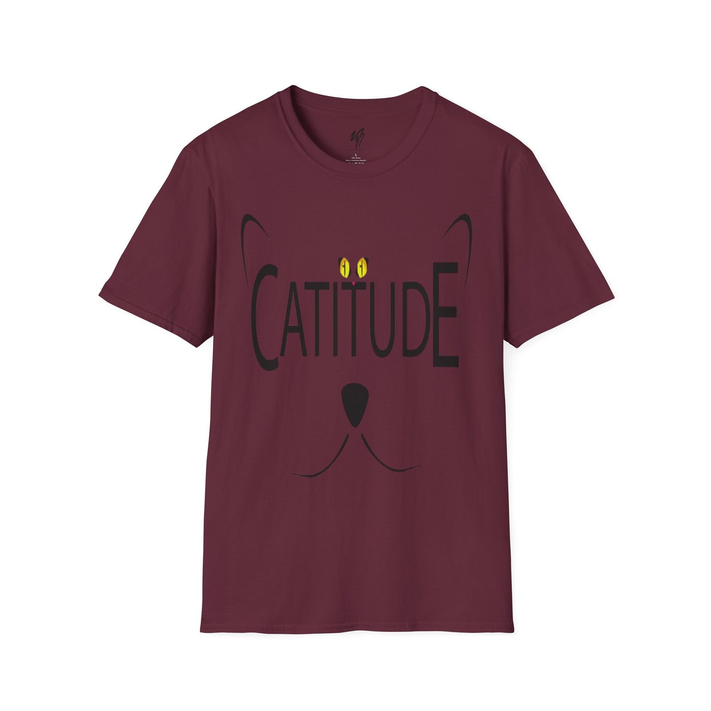 Catitude T-Shirt - Unisex Softstyle Tee