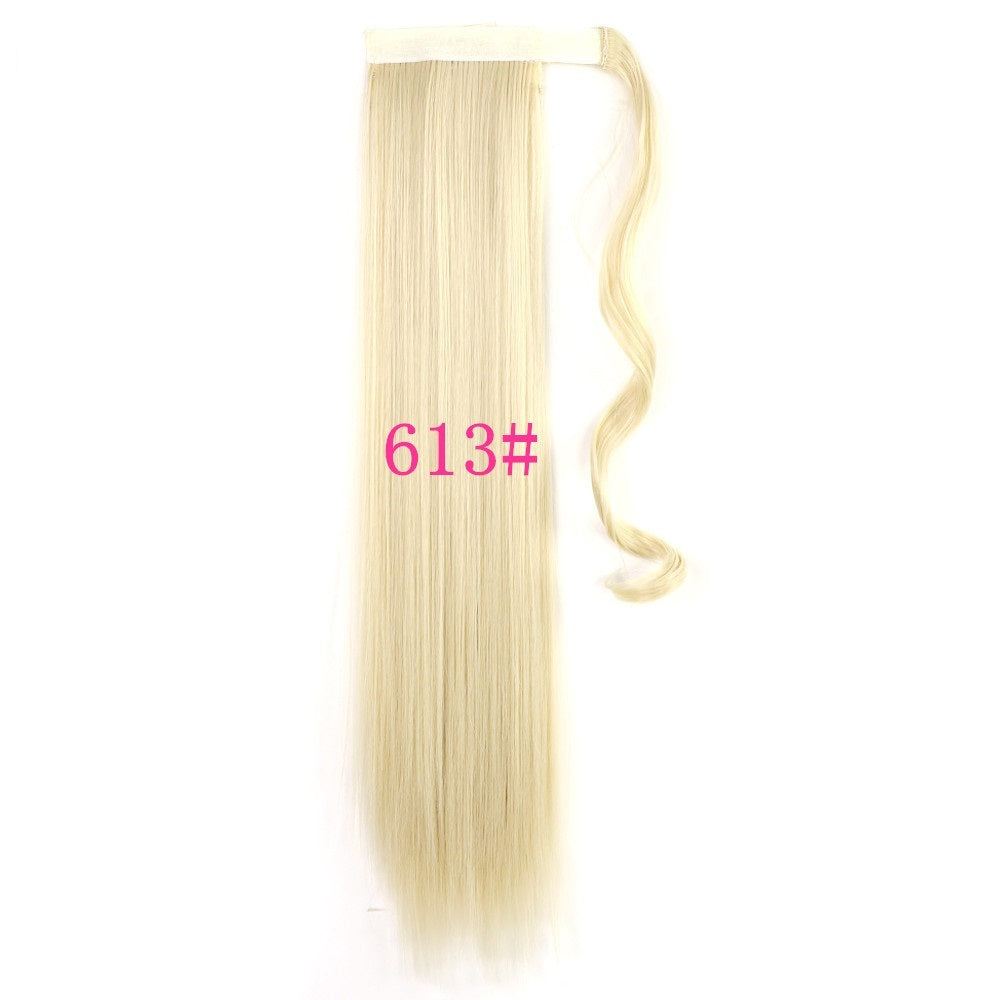 Long Straight Wrap-Around Synthetic Ponytail Extension