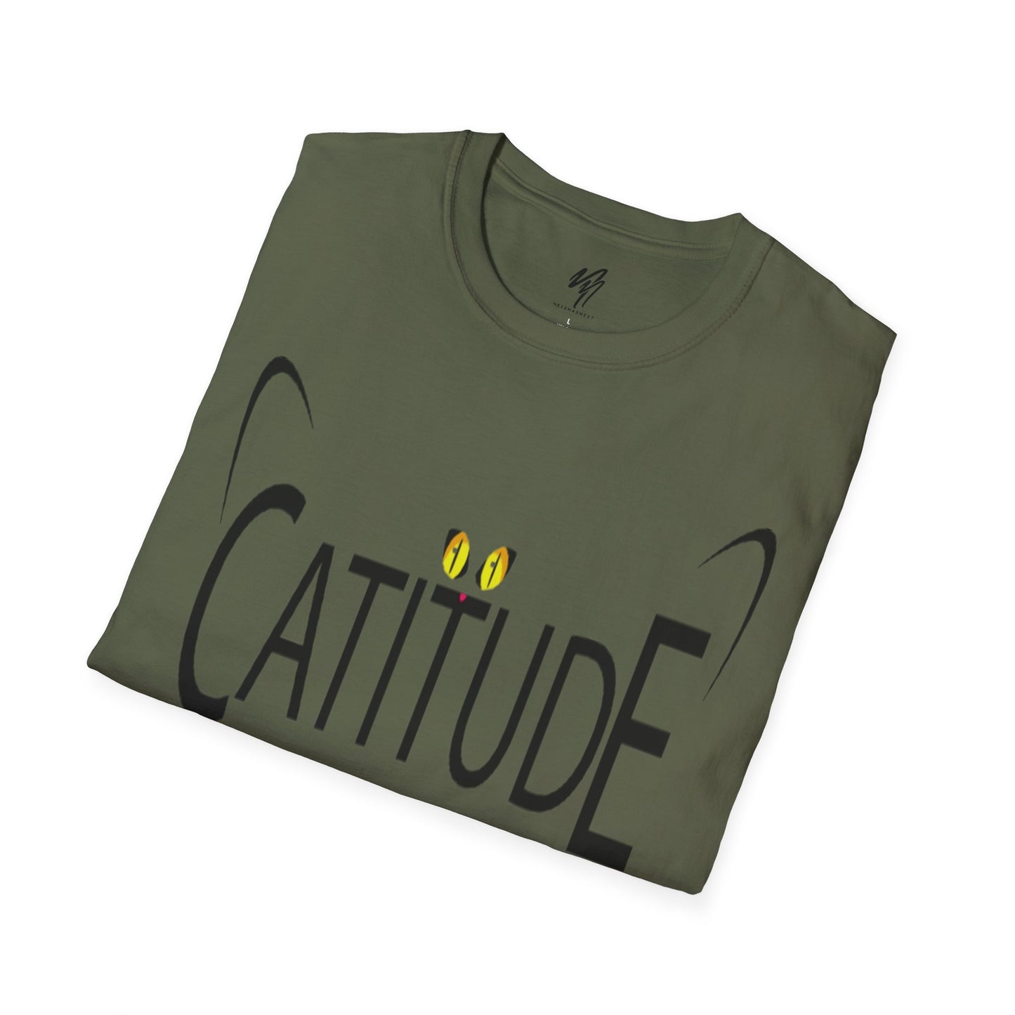 Catitude T-Shirt - Unisex Softstyle Tee