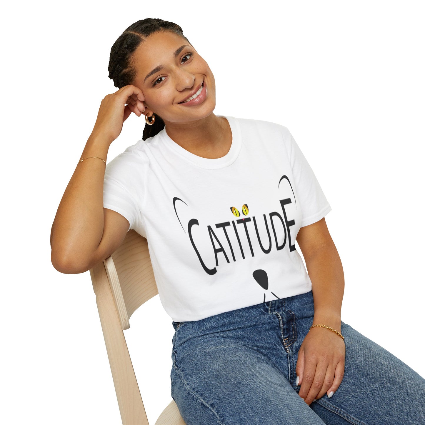 Catitude T-Shirt - Unisex Softstyle Tee