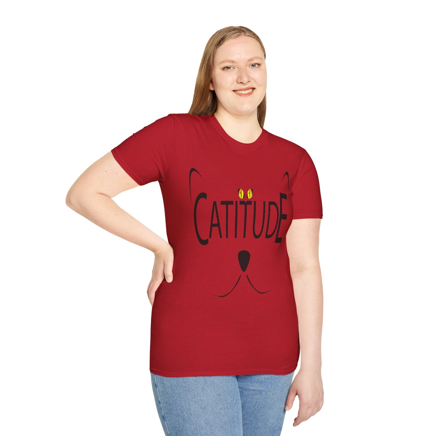 Catitude T-Shirt - Unisex Softstyle Tee