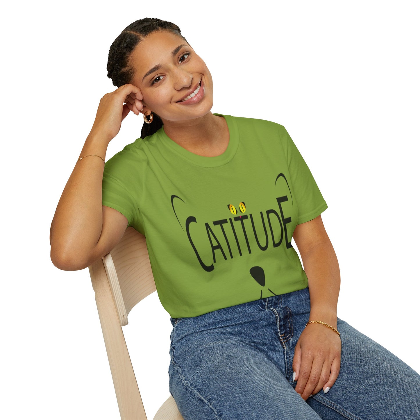 Catitude T-Shirt - Unisex Softstyle Tee