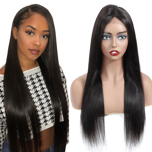 Real Human Hair Lace Wig with Comfortable Headgear