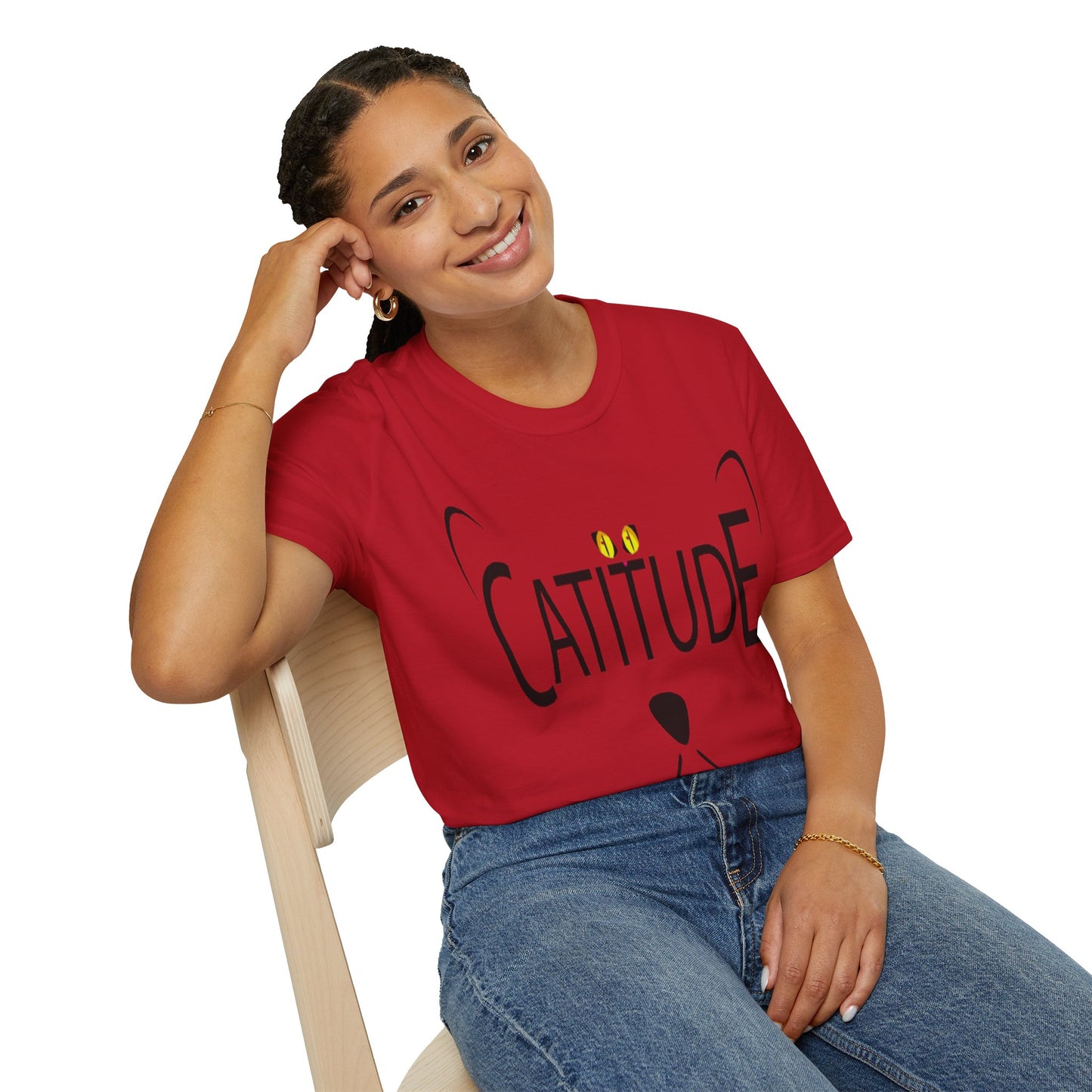 Catitude T-Shirt - Unisex Softstyle Tee