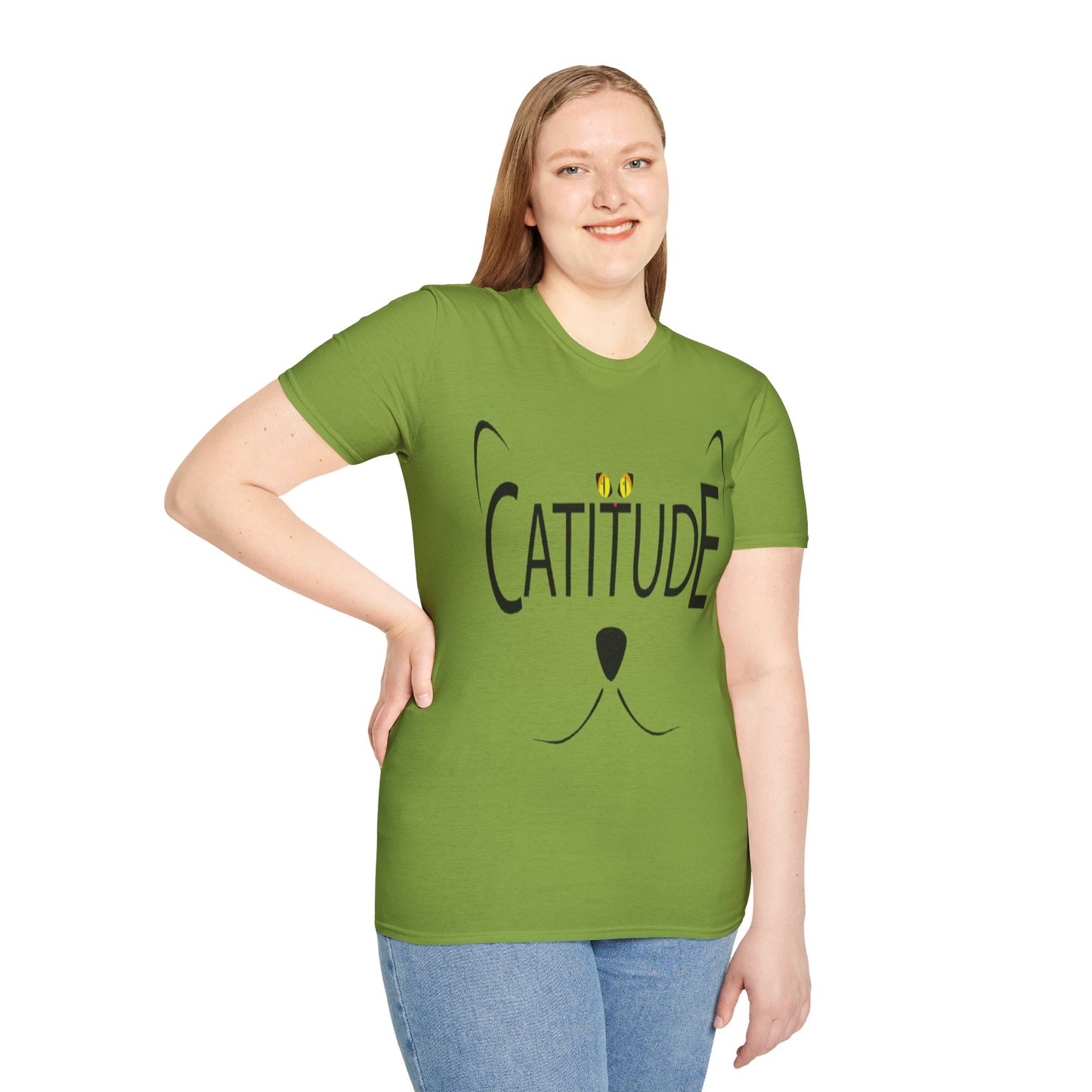 Catitude T-Shirt - Unisex Softstyle Tee