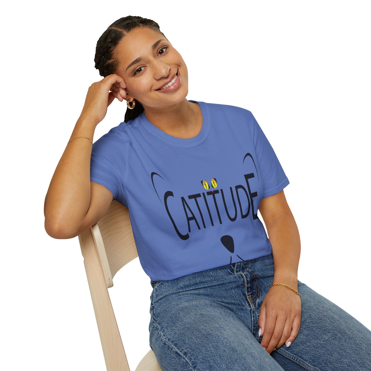 Catitude T-Shirt - Unisex Softstyle Tee