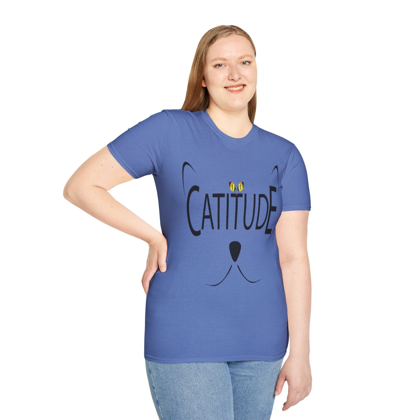 Catitude T-Shirt - Unisex Softstyle Tee